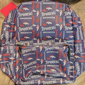 Broncos Patterned Blue Mini Bag